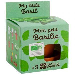 Radis et capucine Plante gourmande - Basilic Bio