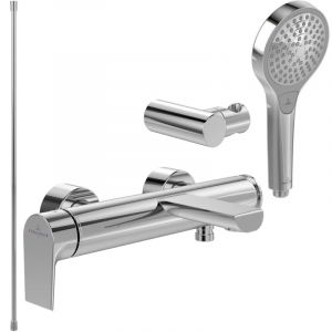 Villeroy & Boch Pack mitigeur baignoire m&eacute;canique Liberty Chrome avec ensemble