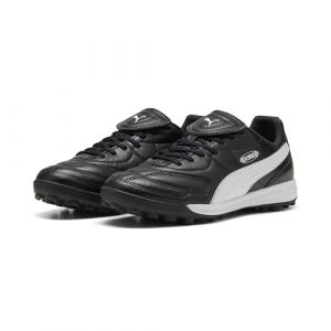 Puma Mixte King Liga TT Chaussure de Football, Black White Silver, 38 EU