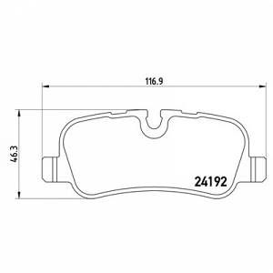 Brembo 4 plaquettes de frein P44013