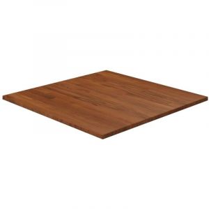VidaXL Dessus de table carré Marron foncé60x60x1,5cm Bois chêne traité