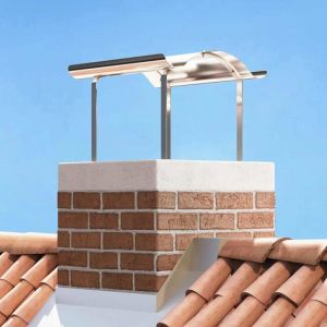 VidaXL Chapeau de chemin&eacute;e Argent 59.5 x 50 x 36.5 cm Acier inoxydable