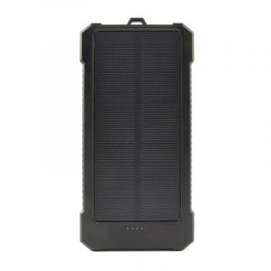 Gembird Batterie externe 10000 mAh solaire LiPo noire IP65