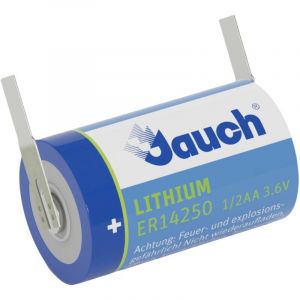 Image de Jauch Quartz - er 14250J-T Pile sp&eacute;ciale 1/2 LR6 (aa) cosses &agrave; souder en u lithium 3.6 v 1200 mAh 1 pc(s) X269872