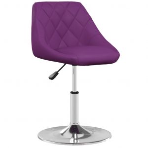 Image de VidaXL Chaise de bureau Violet Similicuir