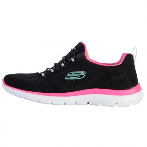 Skechers Summits Perfect Views, Basket Femme, Noir, 36 EU