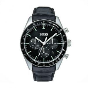 Image de Hugo Boss Montre 1513625 - Montre Chronographe Cuir noir Homme