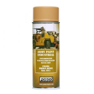 Image de BOMBE DE PEINTURE MILITAIRE SPRAY FOSCO 400 ML BROWN BEIGE