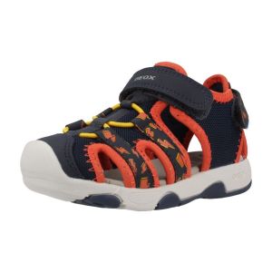 Geox B&eacute;b&eacute; gar&ccedil;on B Sandal Multy Boy B, Navy/Orange, 23 EU