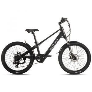 Adore velo a assistance electrique enfants 24 aluminium kids velo de ville kd 240 moteur arriere 35nm 10 4ah noir mat