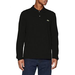 Lacoste Polo à manches longues Noir - Taille 8