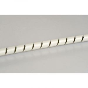 Hellermanntyton Gaine spirale SBPEFR9-PE-FR-WH (30) 161-43200 blanc 30 m