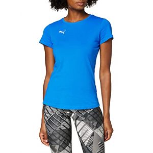 Puma TeamGOAL 23 Casuals Tee W T-Shirt Femme Electric Blue Lemonade FR : L (Taille Fabricant : L)