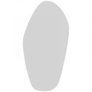 DRAWER Miroir de forme organique 60x120cm - Transparent - Sunleaf