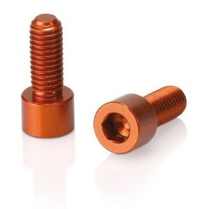 XLC Porte gourdes Socket Head Screw Bc X02 - Orange / 2 Pieces - Taille 5 x 17 mm
