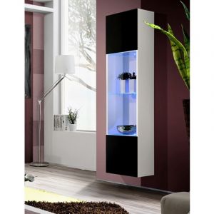 Image de Vitrine LED Murale Design "Fly III" 170cm Noir & Blanc Prix