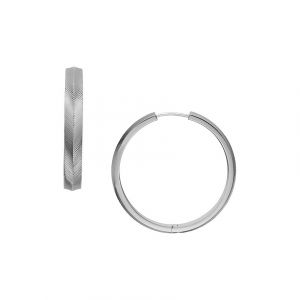 Fossil Créoles HARLOW JF04668040 Acier inoxydable