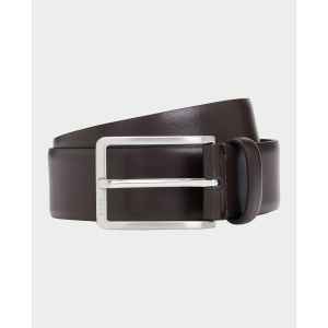 Boss Effect Hommes Erman-L Sz35 Ceinture en cuir italien avec boucle &agrave; logo grav&eacute;