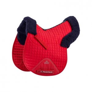 Tapis de selle amortisseur mouton synthétique intégré Premier Equine GP/Jump Numnah