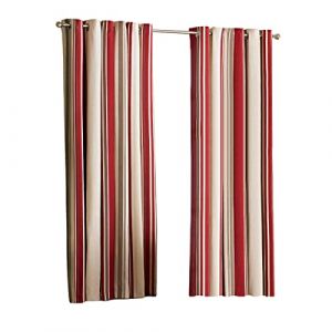 Riva Home Broadway 117X183 R/Top Curt RASP, Coton, Himbeere, 46x72 (117x183cm)