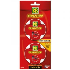 KB Anti-fourmis, Action Radicale, Boîtes de 10 g, Lot de 2
