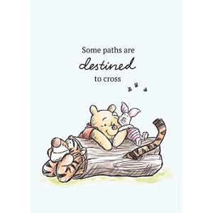 Komar Affiche d'art Disney - Winnie Pooh Path - Taille: 50 x 70 cm - coloré