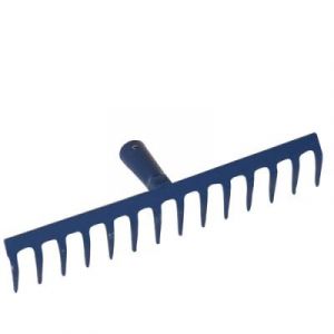 Perrin Râteau soudé 12 dents courbes sans manche