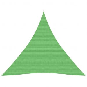 Image de VidaXL Voile d'ombrage 160 g/m² Vert clair 5x5x5 m PEHD