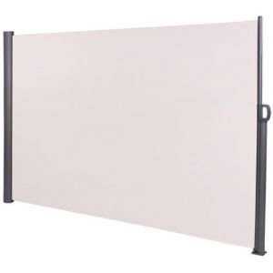 Image de CLP Panneau Brise Vue pour Jardin Ou Terrase Lovington I Paravent De Confidentialité avec Cadre en Al ini Et Store résistant aux UV, Couleur:crème, Taille:180x300 cm