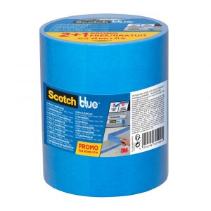 ScotchBlue Rouleaux de masquage multisurfaces 41mx48mm Lot de 2+1 gratuit