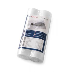 Hendi Sacs Sous Vide Gaufr&eacute;s en Rouleau 200 mm - Lot de 2