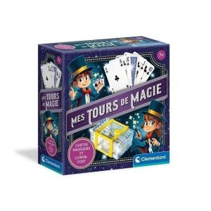 Clementoni Mes 5 Tours De Magie Avec 2 Accessoires : Cartes Magique, Coffre Fort - Jeu Magicien Enfant 7 Ans - Set Illusionniste Et Carte