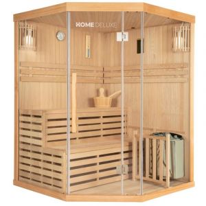 Home Deluxe - Sauna traditionnel skyline xl - 150 x 150 cm pour 3 personnes