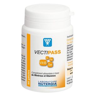 Laboratoire Nutergia Vectipass - 60 gélules