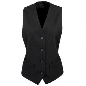 Premier Gilet de bar doublé - Femme (2XL) (Noir)