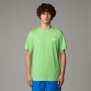 The North Face T-shirt Simple Dome Pour Homme Meta Lime Taille S male