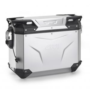 Givi Valise latérale moto alu anodisé droite sans barillet Outback Evo