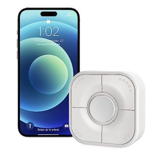 Onvis Smart Bouton HS2 - Interrupteur sans Fil Intelligent 5-boutons Compatible Apple HomeKit