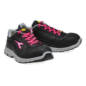Diadora Chaussures de travail basses femme RUN II S3 SRC ESD Noir / Fuschia 39