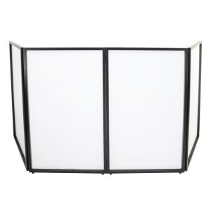 AFX Panneau Stand Light - FACADE-DJ-STAND - pour DJ avec LYCRA 4 faces 122 x 70 cm couvre-câbles console