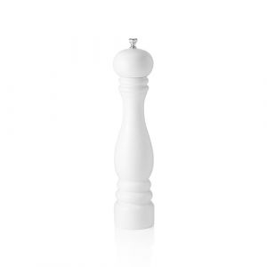 Moulin à poivre avec broyeur en céramique Blanc brillant 30 cm