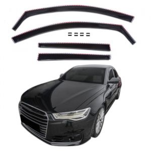 J&j Automotive | Gp Deflecteurs D'air D&eacute;flecteurs De Fen&ecirc;tre Lat&eacute;rale Compatible Avec Audi A6 (C7) 2011-2018 Sedan 4pcs