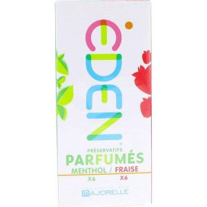 Eden Preservativos Perfumados Mentol & Fresa 12 uds