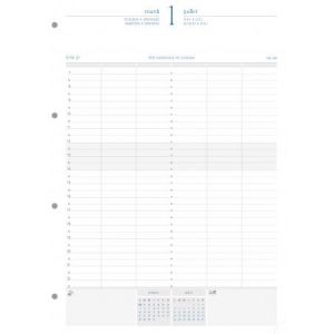 Image de Exacompta 29250E - Recharge Exatime 29, journalier millésimé annuel 1er et 2e semestre