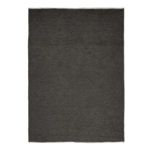 Thedecofactory REVERSIBLE EFFECT - Tapis réversible charbon/gris foncé 120x170 - Gris