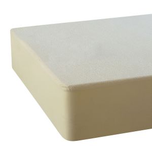 Protège matelas molleton antiacarien Blanc Taille 180x200 cm;160x200 cm;140x200 cm;140x190 cm;120x190 cm;90x200 cm;90x190 cm;80x200 cm;80x190 cm