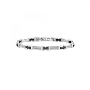 Morellato Bracelet en acier CROSS Noir - Couleur Noir - Taille XXL