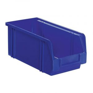 FP Lot boîte de rangement à ouverture frontale lk la-ka-pe 1 carton(s) de 10 pièce(s) boîte rangement ouv front lk l350/300xl200xh200mm ps bleue - la-ka-