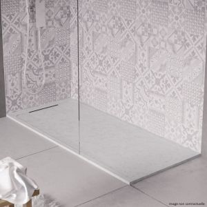 Receveur de douche en pierre naturelle extra plat à poser 70x180cm - italien marbre - ORIGINE