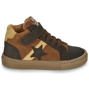 GBB Baskets montantes enfant ATHLETIQUE TWIST Marron - Taille 36,37,38,35